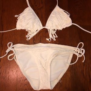 Fringe bikini set